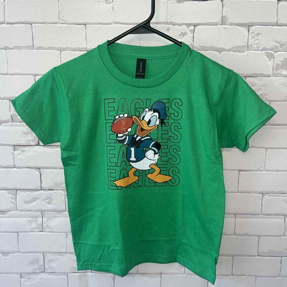 Philadelphia Eagles Donald duck Custom Made T Shirt Disney - Picture 1 of 1